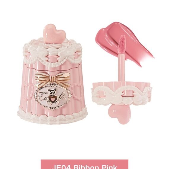 The Sweetie Bear Collection Coating Lip Jelly – JE04 Ribbon Pink|Crystal Guava Shine