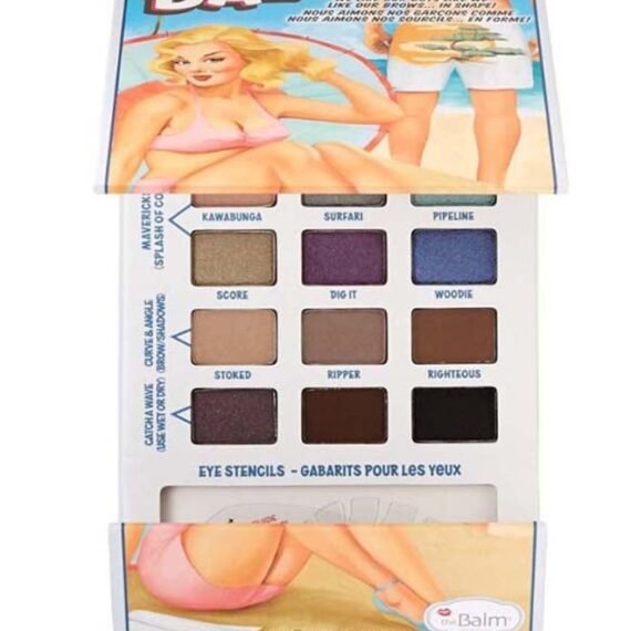 Balmsai Eyeshadow and Brow Stencil Palette Multicolor
