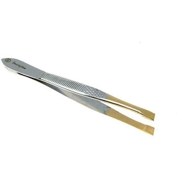 Slant Tweezers Silver