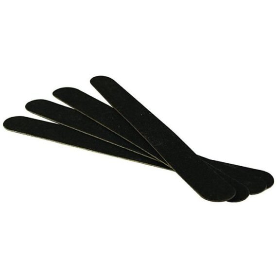 4-Piece Super Long-Lasting Pro Nail Files Black