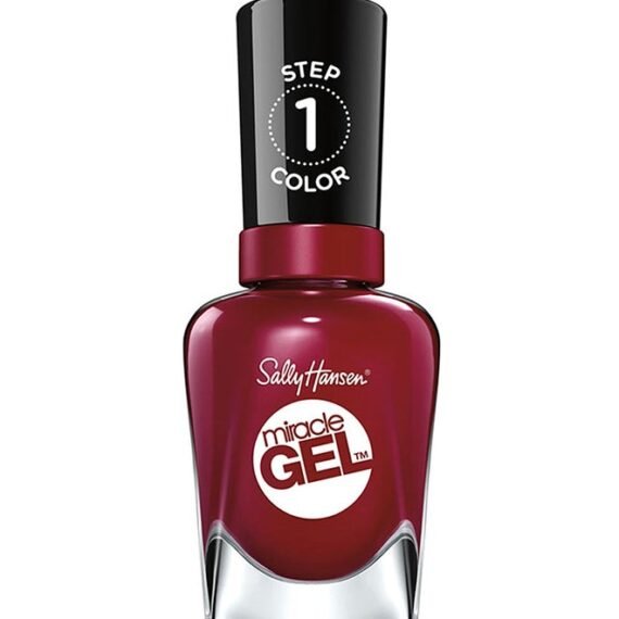 Miracle Gel A Retro-Style Deep Red Nail Polish Dig Fig