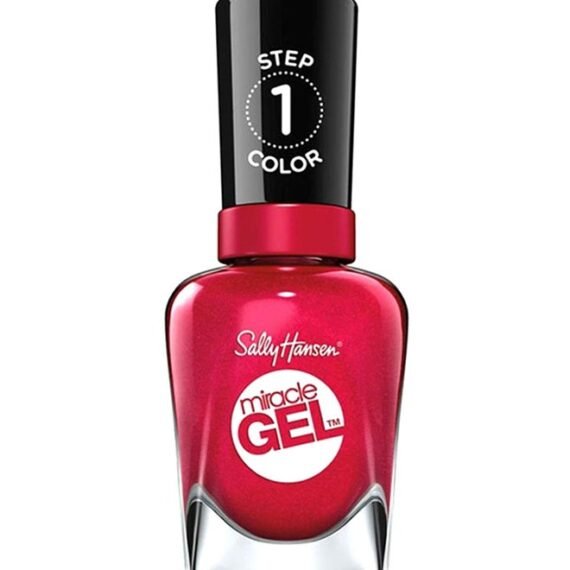 Miracle Gel A Rich Dark Red Nail Polish Bordeaux Glow