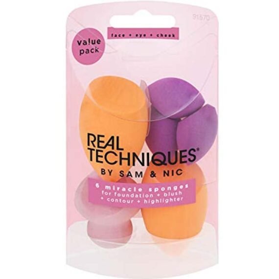 6 Miracle Sponges Set Multicolour