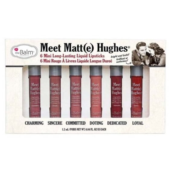 Meet Matt(e) Hughes Liquid Lipstick Set 6x1.2  ML Multicolour
