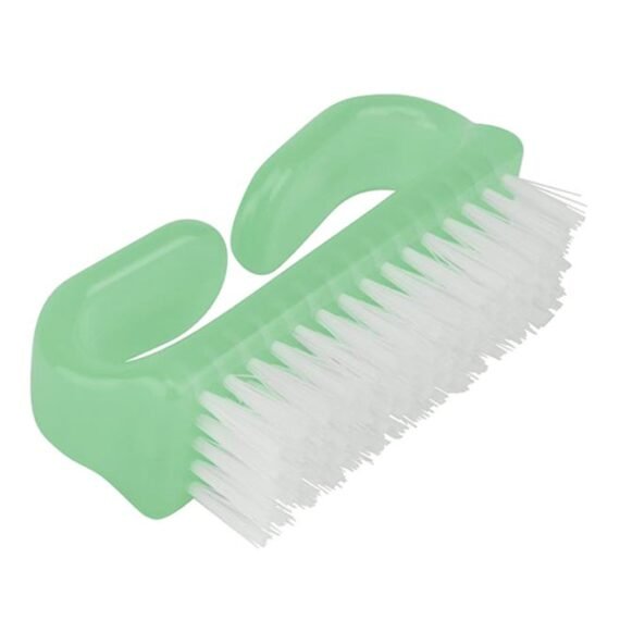 Nylon Bristles Nail Brush Green