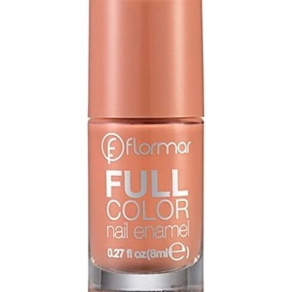 Long Lasting Glossy Nail Polish 45 Peach Sparkler