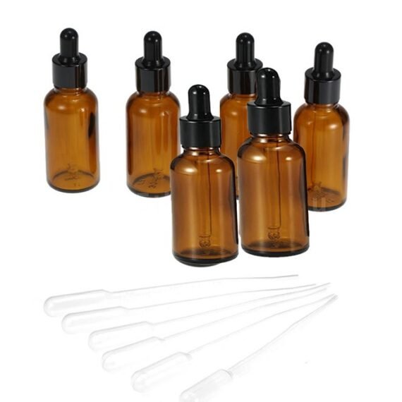 6-Piece Dropper Bottle Set Tawny