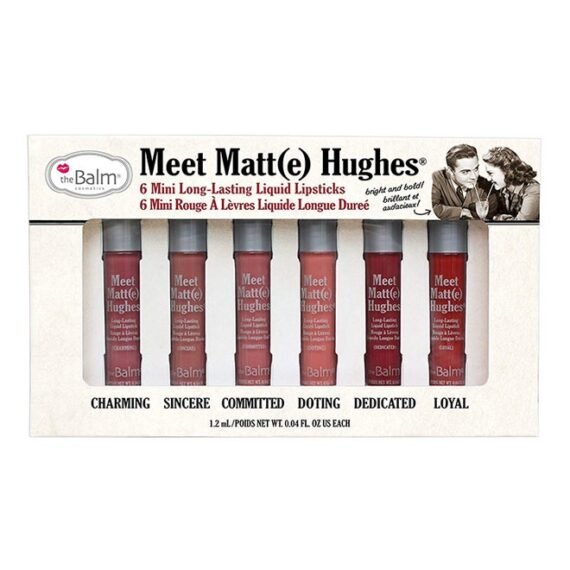6-Piece Meet Matte Hughes Liquid Lipstick Set Multicolour