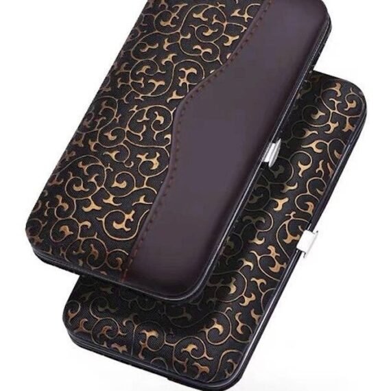 12-Piece Cutter And Clipper Nail Art Set Brown