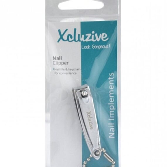 Nail Clippers Key Ring Silver