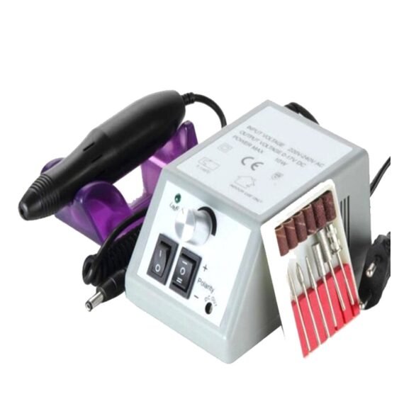 Electric Nail Polisher File Drill Manicure Pedicure Machine Kit Multicolour