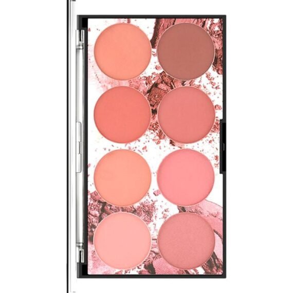 8-Piece Professional Make-up Blusher Set Beige/Brown/pink