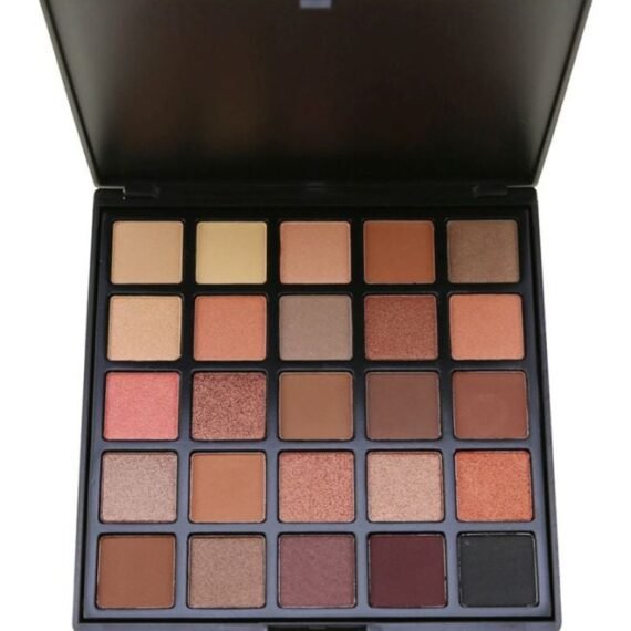25-Colour Eyeshadow Palette Beige/Brown/Red