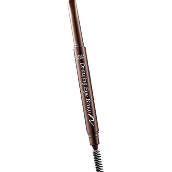 Pack Of 2 Drawing Eye Brow With Eyebrow Razor 1 Dark Brown