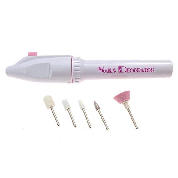 Electric Manicure Nail Drill White