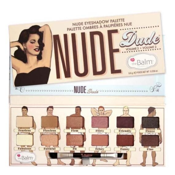 Nude Dude Eyeshadow Palette Brown/Pink/Black