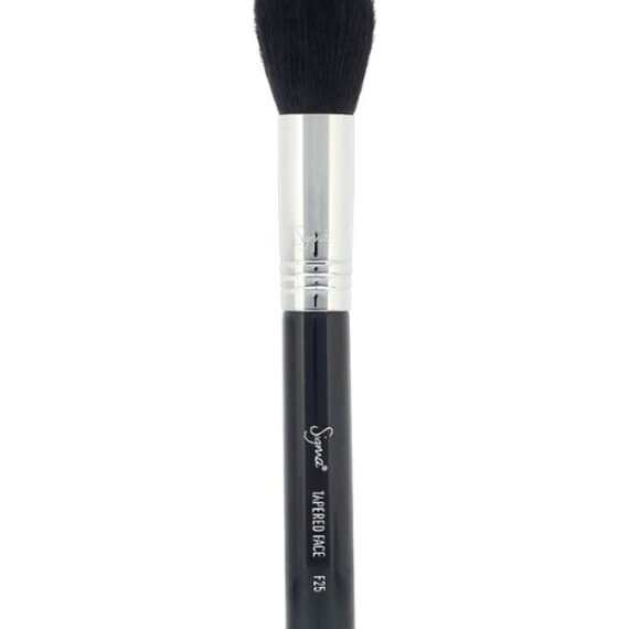 Tapered Makeup Brush Black/Silver