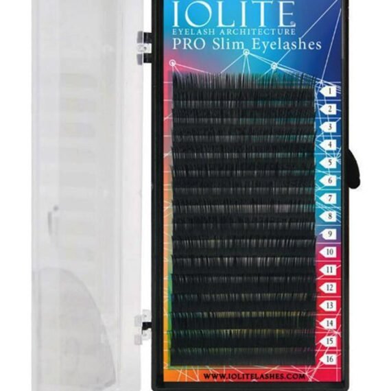 16-Piece B Curl Pro Slim Eyelashes Set Black