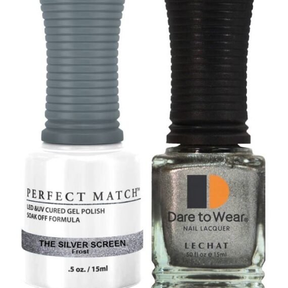 Dare To Wear Nail Lacquer With Perfect Match Soak Off Formula The Silver Screen