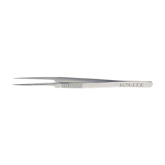 Eyelash Architecture Straight Curved Tweezers Silver