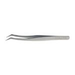 Eyelash Architecture Angular Tweezers Silver