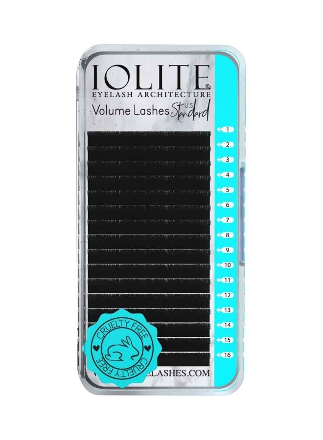 Pair Of 8 C Curl Eyelash Extensions Black