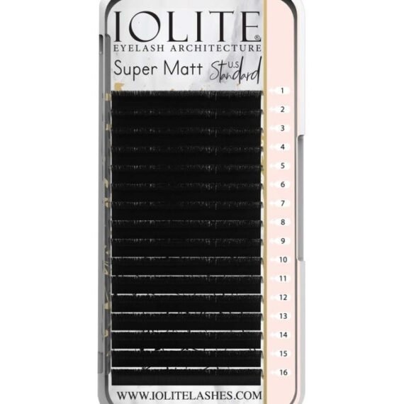 Pair Of 8 Super Matt C Curl False Eyelashes Black