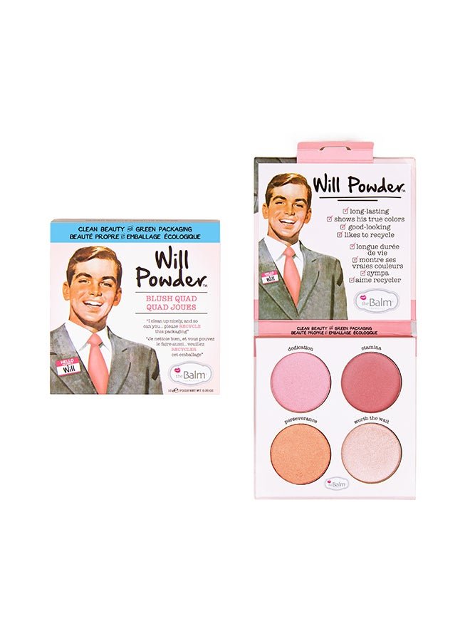 Will Powder Blush Quad Joues Multicolour