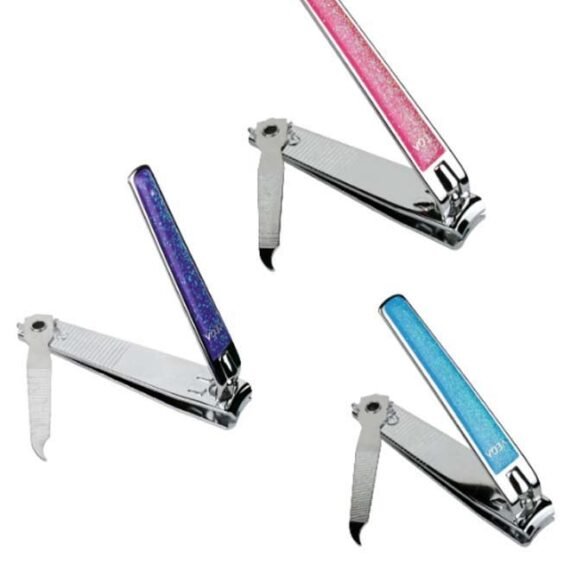 Stylish Unisex 10-Piece Chrome Plated Nail Clipper Set Multicolour