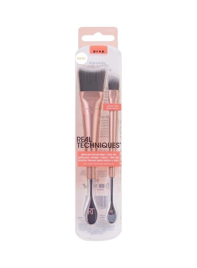Skincare Brush Duo Multicolour