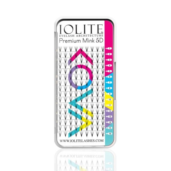 Premium Mink 5D Eyelash Extensions – Voluminous, Natural Lashes D CURL 0.7 Thicknesses/ Thicknesses Lash Length 14 MM Eyelash Extensions by IOLITE PREM5D07