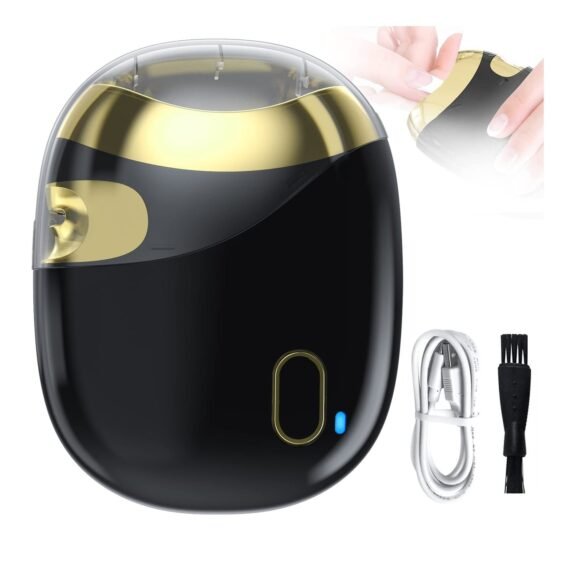 Electric Nail Clipper, Safety & Professional Baby Nail Clippers, 2 in 1 Shearing & Grinding Integrated Baby Electric Nail Trimmer, Electric Nail File Suitable for Baby, Kids, Adults, Elderly