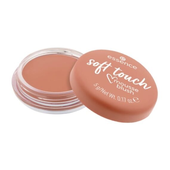 Soft Touch Mousse Blush | Nude Shade No.10 Cozy Clay | Airy Mousse to Powder Texture | Matte Natural Finish | Lightweight Oil-Free Vegan Blusher | Long-Lasting for All Skin Types Cozy Clay