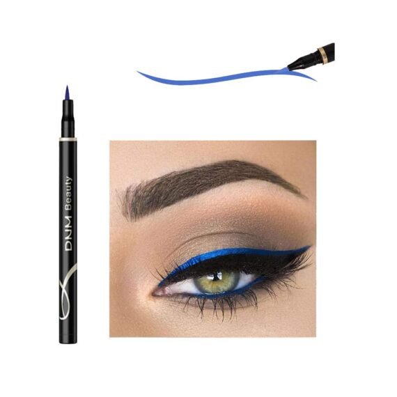 DNM Cat Eye Makeup Waterproof Neon Colorful Liquid Eyeliner Pen Make Up Comestics Long-lasting Black Eye Liner Pencil Makeup Tools (black)