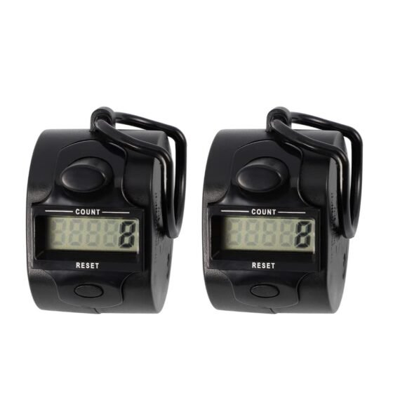 Digital Counter Sport Electronic Tally Counters Mini LCD Digital Display Portable Manual Electronic Digital Counter 5-Digit Digital Display for Knitting, Crochet, Coaching, Lap, Golf, Cargo Points