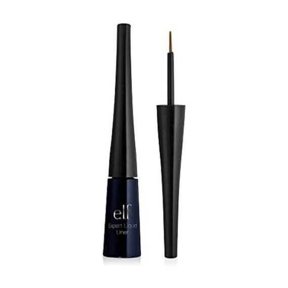 Liquid Eyeliner, High-pigment Liquid Eyeliner With Extra-Fine Brush Tip, Easy Glide Smudge-proof Formula, Midnight