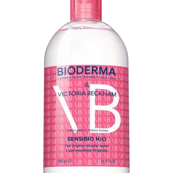 Sensibio H2O 30th Anniversary Victoria Beckham Limited Edition Make-Up Remover 500ml Pink