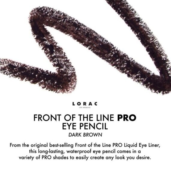 Front of the Line Pro Eye Pencil, Dark Brown, 0.012 Ounce (Pack of 1)