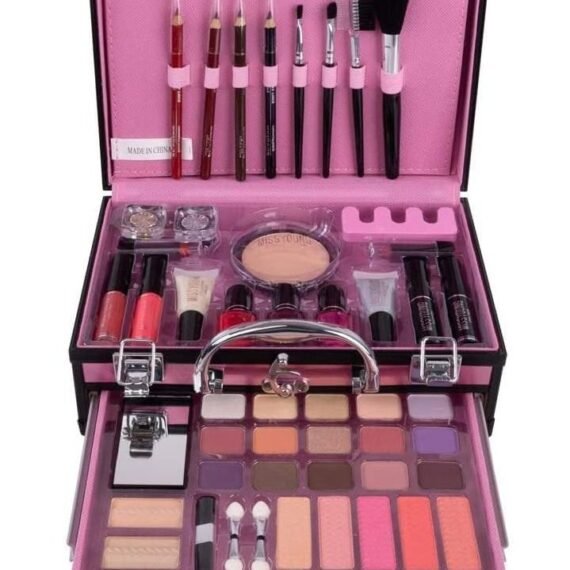 Make up Gift Set Makeup Kit for Women Full Kit Essential Starter Bundle Include Eyeshadow Palette Lipstick Blush Foundation Concealer Face Powder Mascara Lipgloss Brush (STYLE 1)
