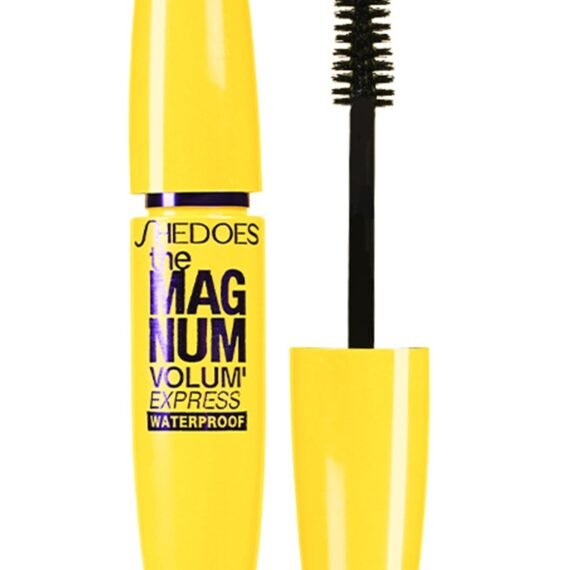 Magnum Volume Mascara: Natural Black, Voluminous Lashes, Waterproof Confidence, Clump-Free All-Day Glam