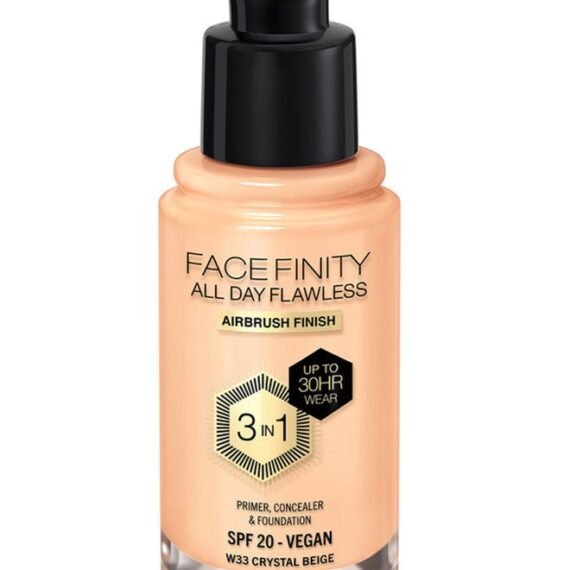 Facefinity All Day Flawless Foundation - W33 Crystal Beige