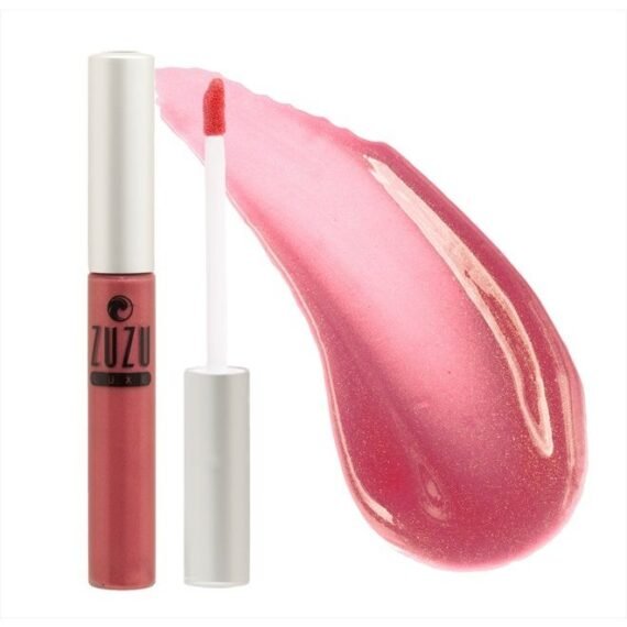 Sheer Gloss (Mischief - Hibiscus Pink/Cool Shimmer), Natural Lip Gloss, Natural, Paraben Free, Vegan, Gluten-free, Cruelty-free, Non GMO, 0.17 oz
