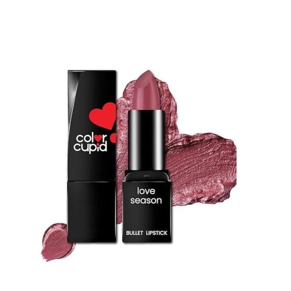 color cupid velvety intense Color 12-Hour Stay Bullet Lipstick | Infused with Hyaluronic Acid & Jojoba Oil | Transfer proof & Smudge Proof | Love Season | Pumpkin Harvest | 4.1g