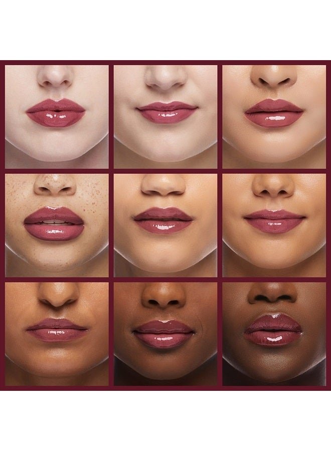 Hydro Boost Moisturizing Lip Gloss, Hydrating Non-Stick and Non-Drying Luminous Tinted Lip Shine with Hyaluronic Acid to Soften and Condition Lips, 100 Soft Mulberry, 0.10 oz