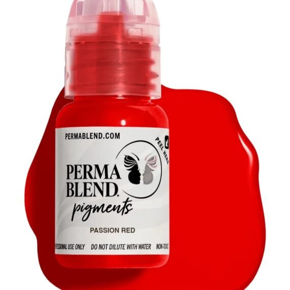 Passion Red Lip Pigment 15Ml  Organic, Vegan, High-Retention Microblading Ink For Lip Blush