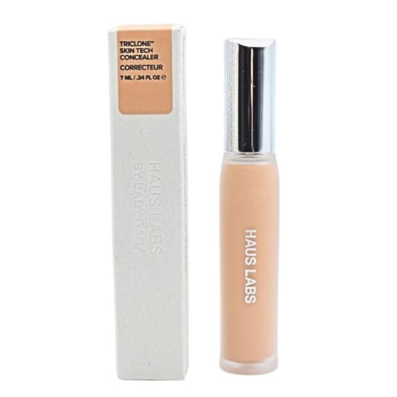 HAUS LABS BY LADY GAGA Triclone Skin Tech Hydrating + De-puffing Concealer with Fermented Arnica 14 Light Peach