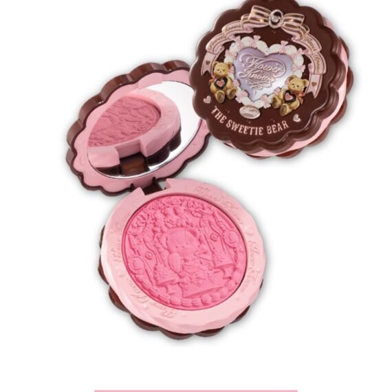 The Sweetie Bear Collection Silk Satin Blush 04 Berry Parfait – Strawberry Pink Soft Glow Cheek Color