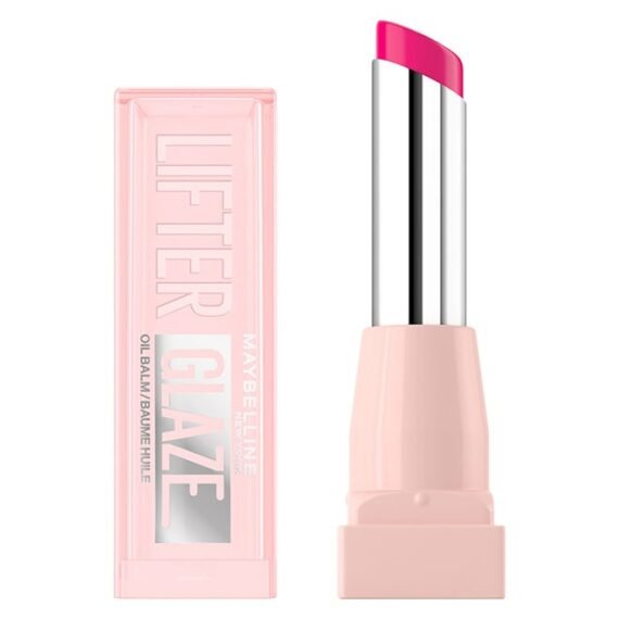 Maybelline New York Lifter Glaze Oil Balm, Hydrating Oil Balm With Hyaluronic Acid, Up to 24H Hydration, Rose Bite 003