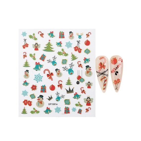 3D Design Stickers For Nails Art Decoration dp1581a