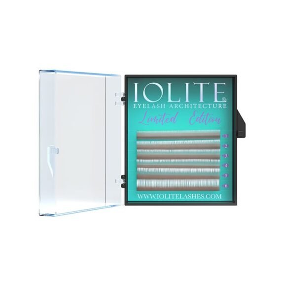 Colored Classic Lashes Eyelashes Ombre Silver B Curl 7T Mix 2